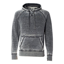 J. America Men's Dark Smoke Vintage Zen Fleece Hooded Pullover Sweatshirt