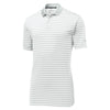 Nike Men's Pure Platinum/White Victory Striped Polo