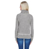 J. America Women's Cement Vintage Zen Fleece Cowl Neck Sweatshirt