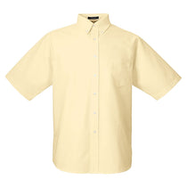 UltraClub Men's Butter Classic Wrinkle-Resistant Short-Sleeve Oxford