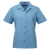 UltraClub Women's Wedgewood Cabana Breeze Camp Shirt