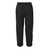 J. America Men's Black Premium Open Bottom Sweatpants