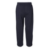 J. America Men's Navy Premium Open Bottom Sweatpants