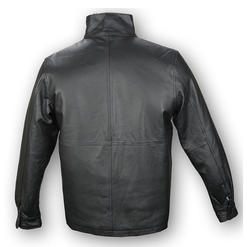 Burk's Bay Men's Black Napa Fashion Jacket