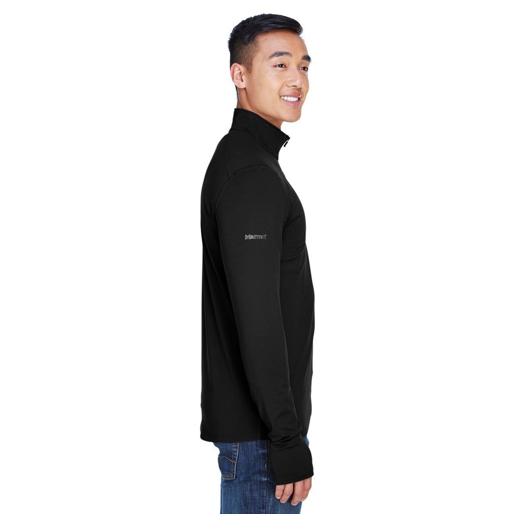 Marmot Men's Black Harrier Half-Zip