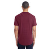 Anvil Men's Maroon Curve T-Shirt
