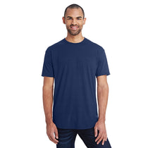 Anvil Men's Navy Curve T-Shirt