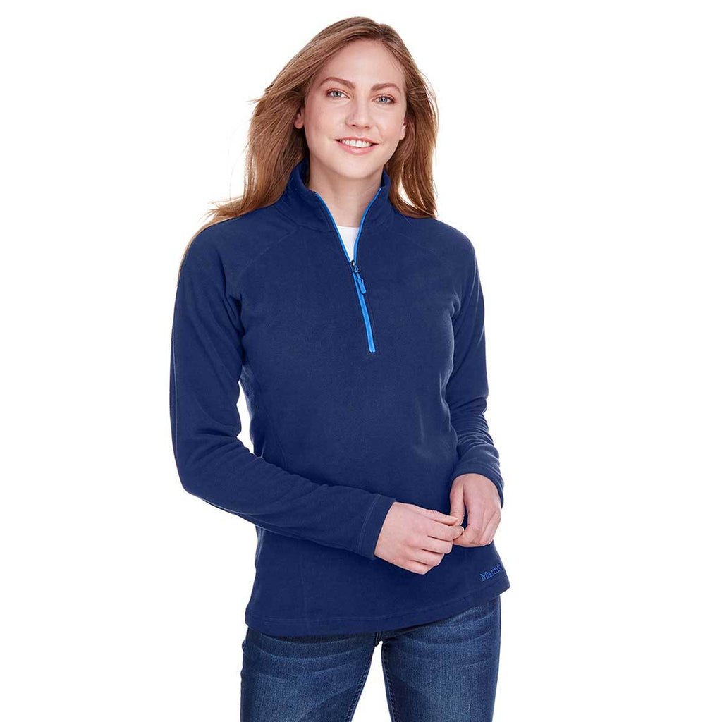 Marmot Women's Arctic Navy Rocklin Fleece Half-Zip