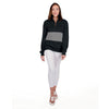 Charles River Women's Black/Grey Quad Pullover