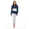 Charles River Women's Navy/White Quad Pullover
