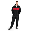 Charles River Men's Black/Red Striped Sideline Jacket