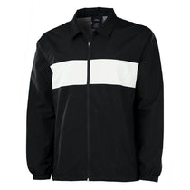 Charles River Men's Black/White Striped Sideline Jacket