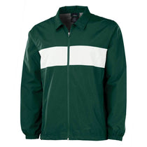 Charles River Men's Forest/White Striped Sideline Jacket