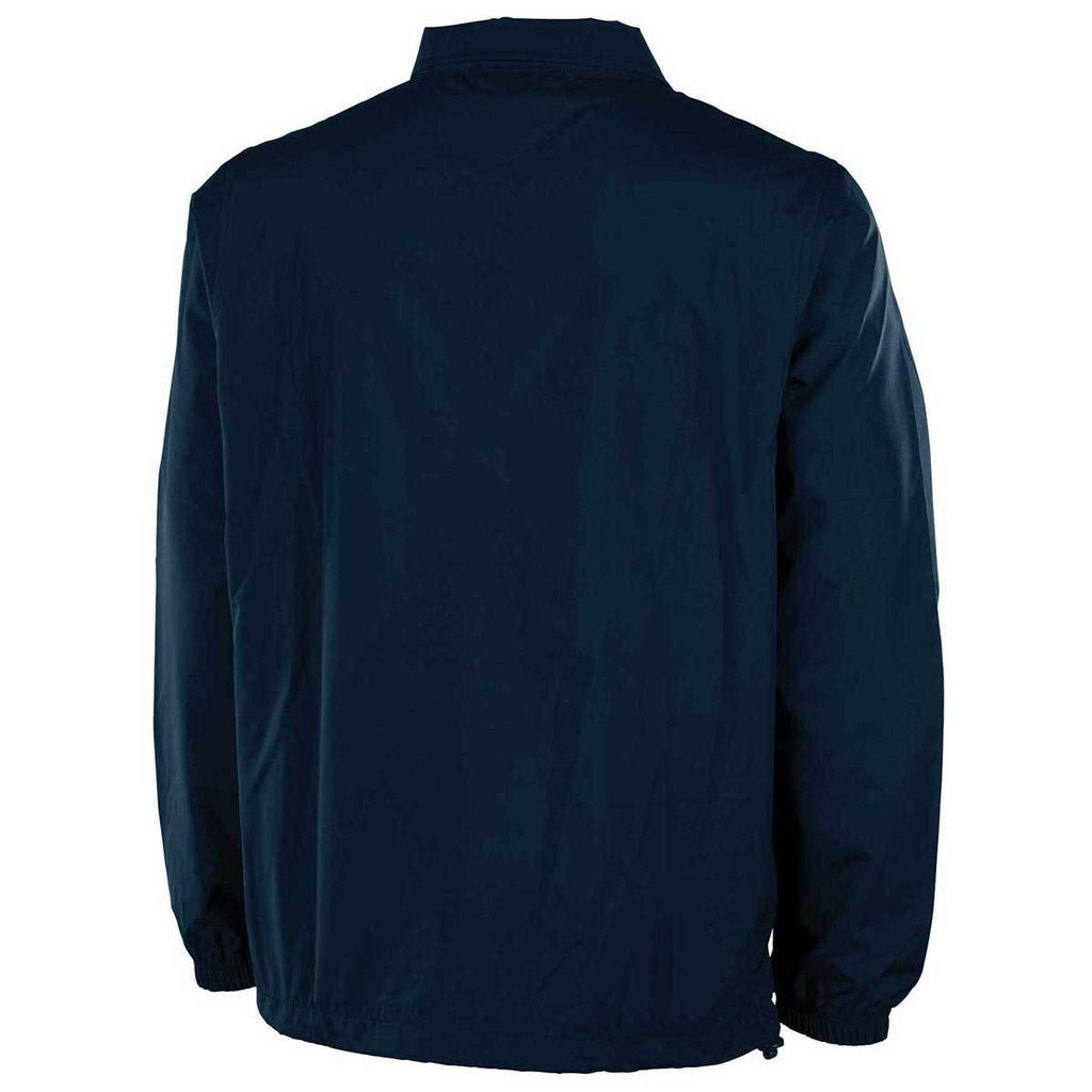 Charles River Men's Navy/White Striped Sideline Jacket