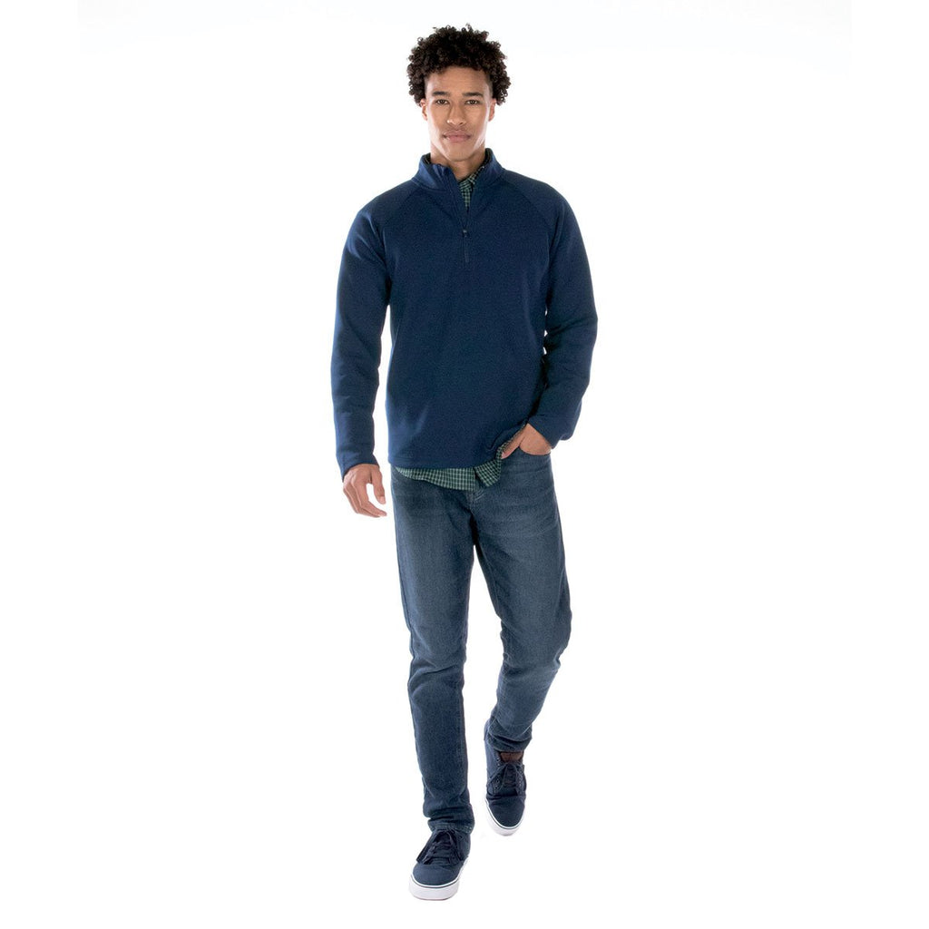 Charles River Men's Navy Seaport Quarter Zip