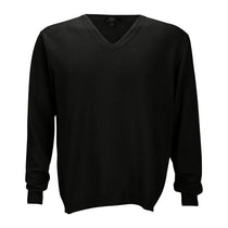 Vantage Men's Black Clubhouse V-Neck Sweater