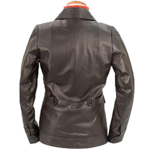 Burk's Bay Women's Brown Hipster Field Jacket