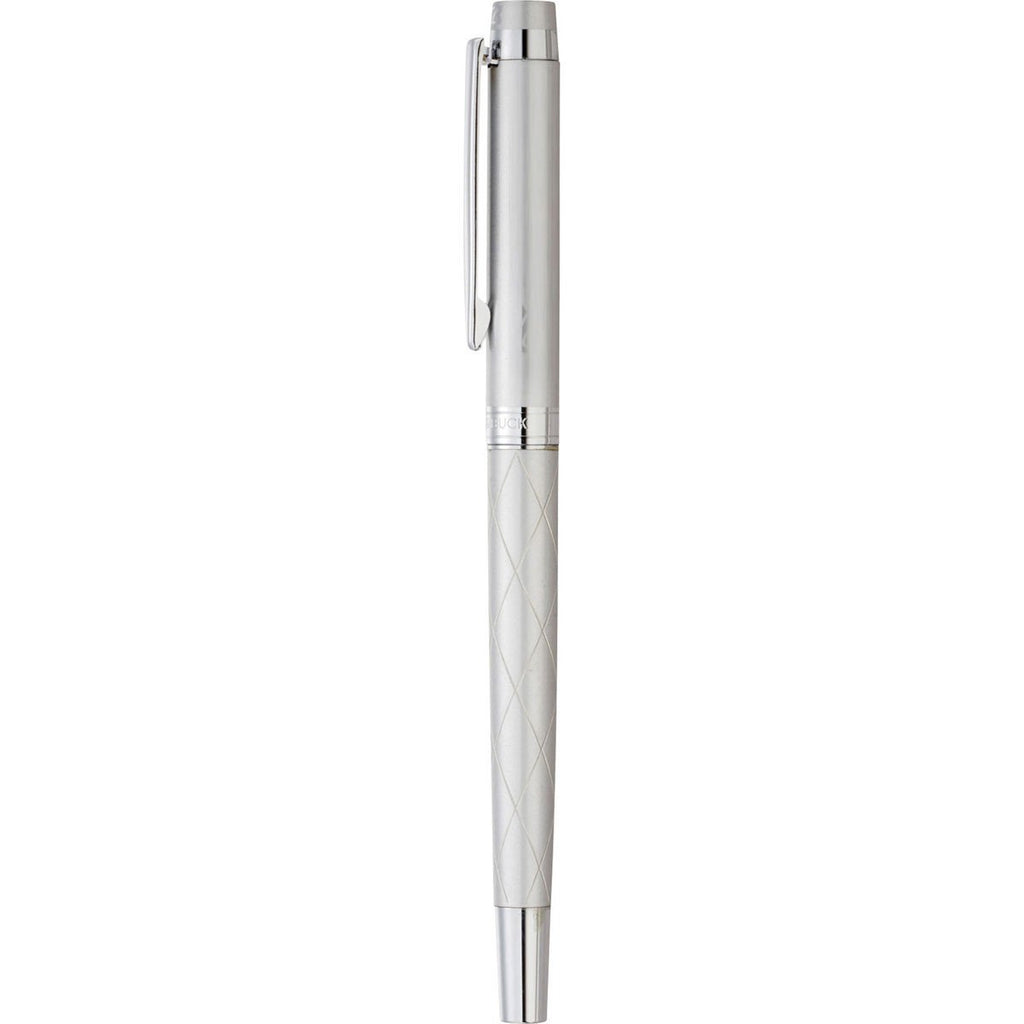 Cutter & Buck Silver Bainbridge Quilted Pen Set