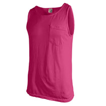 Comfort Colors Men's Crimson 6.1 oz. Pocket Tank