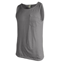Comfort Colors Men's Grey 6.1 oz. Pocket Tank