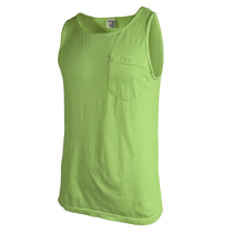 Comfort Colors Men's Lime 6.1 oz. Pocket Tank