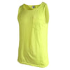 Comfort Colors Men's Neon Yellow 6.1 oz. Pocket Tank