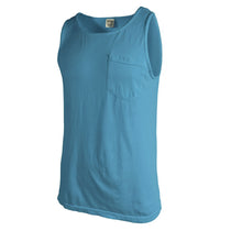 Comfort Colors Men's Sapphire 6.1 oz. Pocket Tank