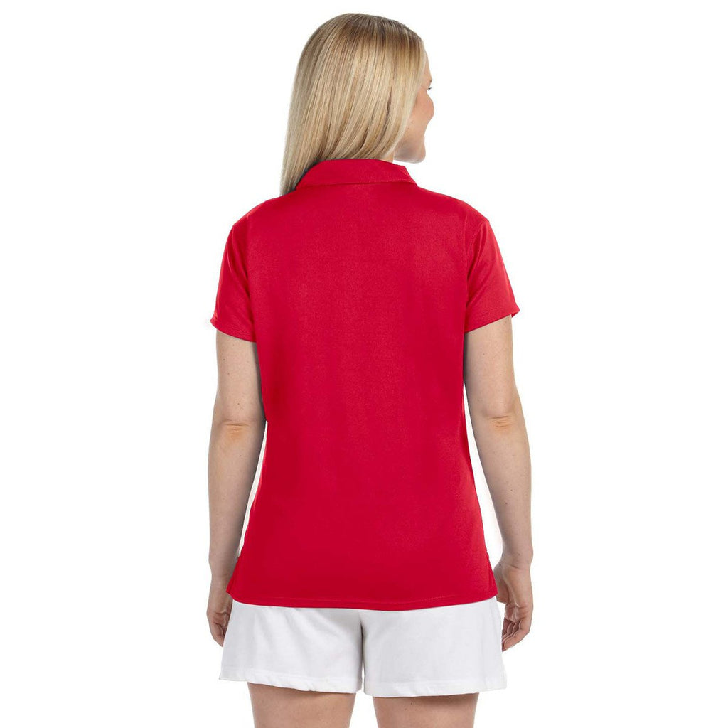 Russell Athletic Women's True Red Team Essential Polo