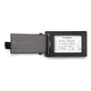 Samsonite Black Leather Luggage Tag
