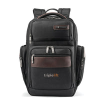 Samsonite Black/Brown Kombi 4 Square Backpack