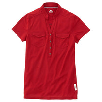 Roots73 Women's Dark Red Lunenburg Short Sleeve Polo