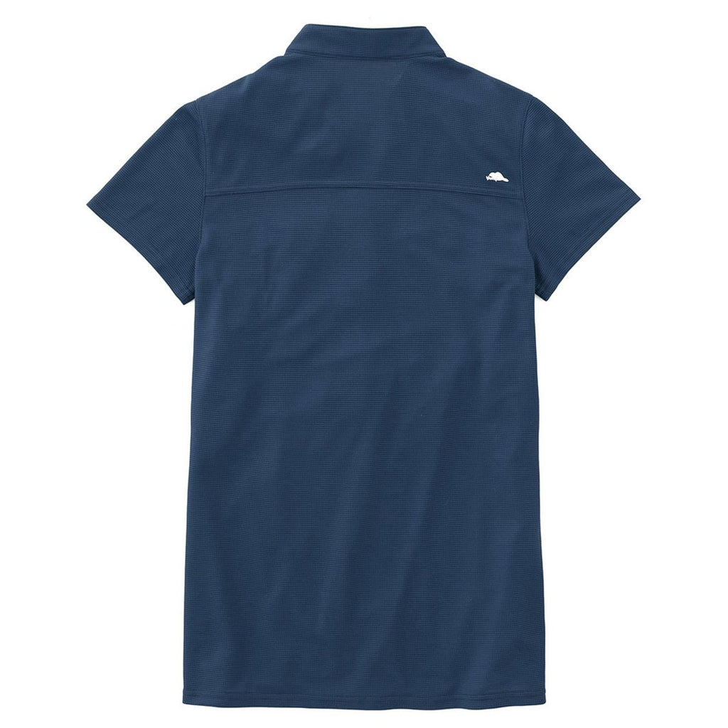 Roots73 Women's Indigo Blue Lunenburg Short Sleeve Polo