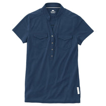 Roots73 Women's Indigo Blue Lunenburg Short Sleeve Polo