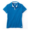 Roots73 Women's Baltic Blue/White Stillwater Short Sleeve Polo