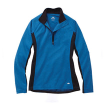 Roots73 Women's Pacific Blue Heather/Black Birchlake Tech Quarter Zip
