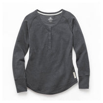 Roots73 Women's Dark Charcoal Mix Riverrock Henley