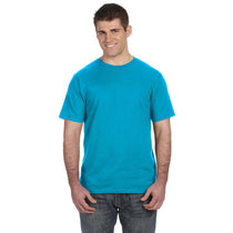 Anvil Men's Caribbean Blue Lightweight T-Shirt