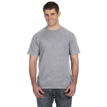 Anvil Men's Heather Grey Lightweight T-Shirt