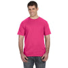 Anvil Men's Hot Pink Lightweight T-Shirt
