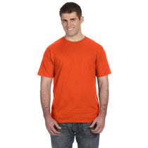 Anvil Men's Orange Lightweight T-Shirt