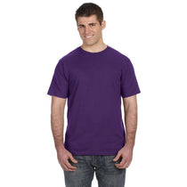 Anvil Men's Purple Lightweight T-Shirt