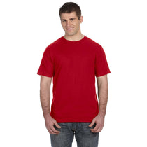 Anvil Men's Red Lightweight T-Shirt