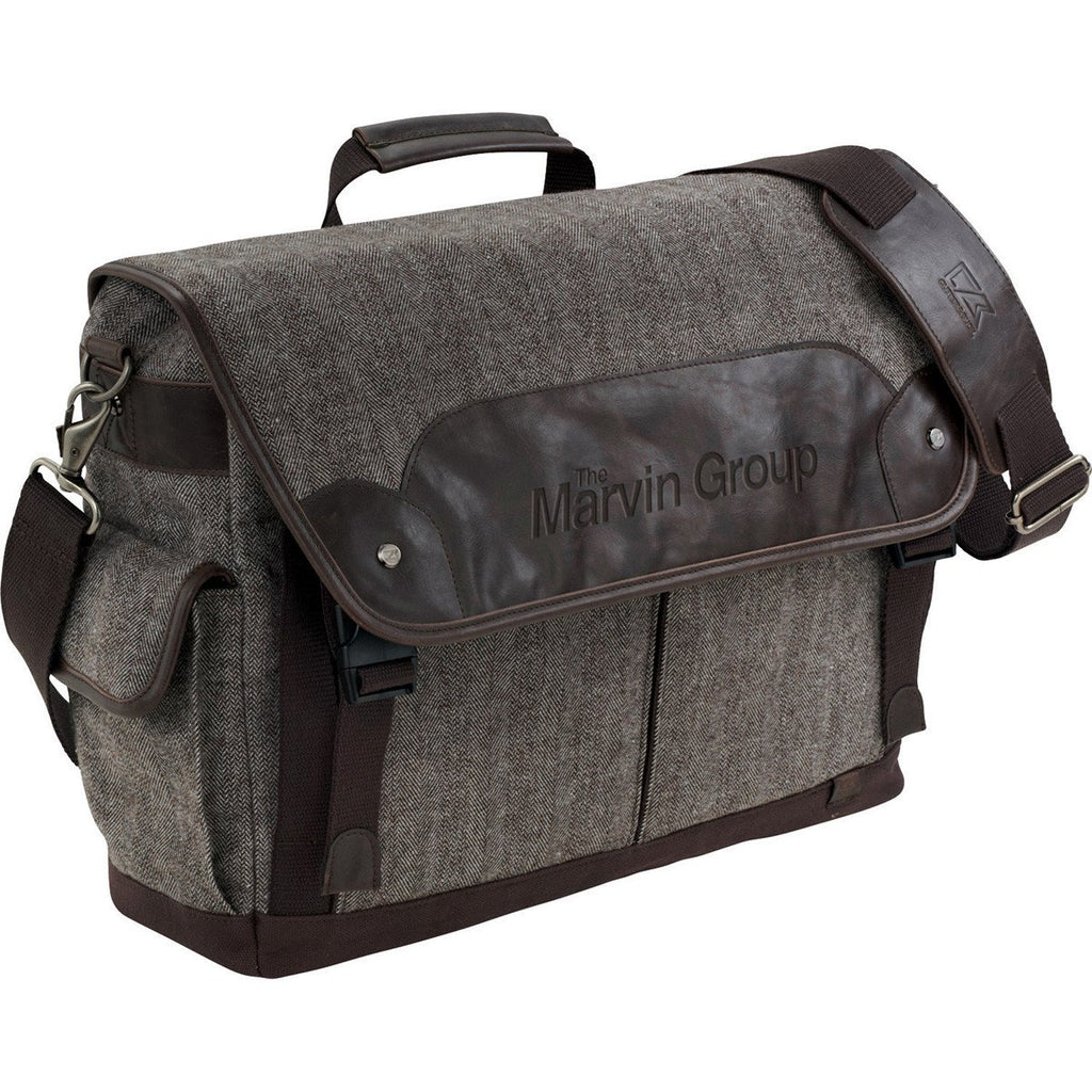 Cutter & Buck Brown Pacific 17" Computer Messenger Bag