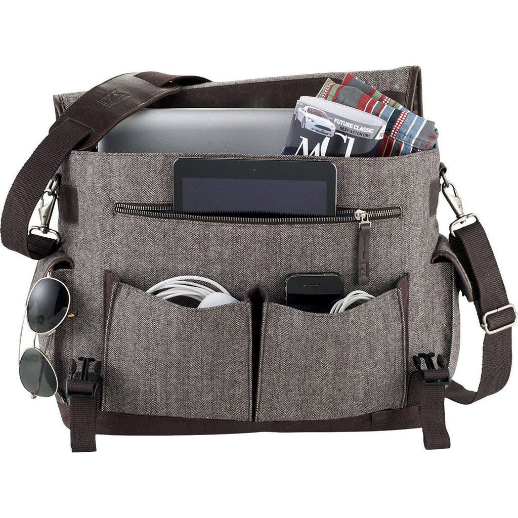 Cutter & Buck Brown Pacific 17" Computer Messenger Bag