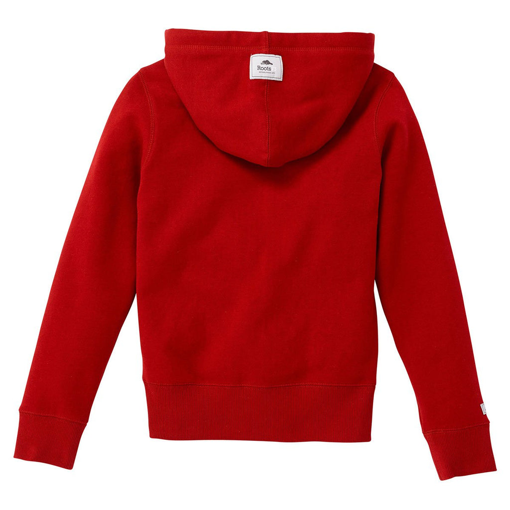 Roots73 Women's Dark Red Brockton Fleece Hoody