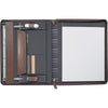 Cutter & Buck Brown Legacy Zippered Padfolio