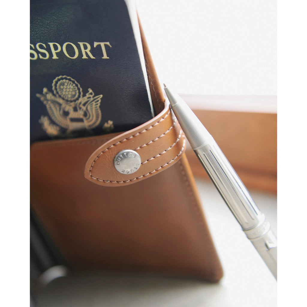 Cutter & Buck Brown Legacy Travel Wallet