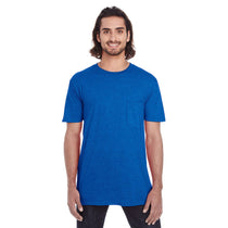 Anvil Men's Royal Blue Lightweight Pocket Tee