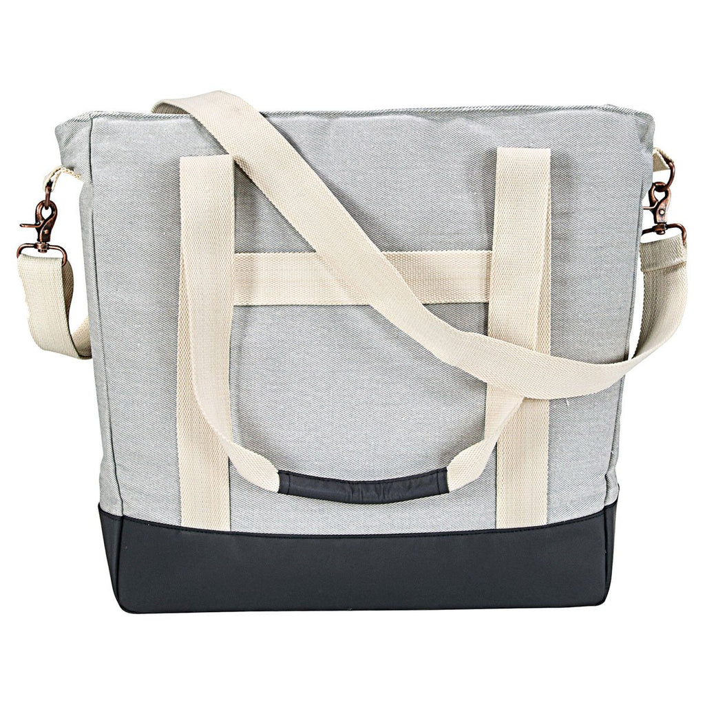 Cutter & Buck Grey Cotton Computer Tote