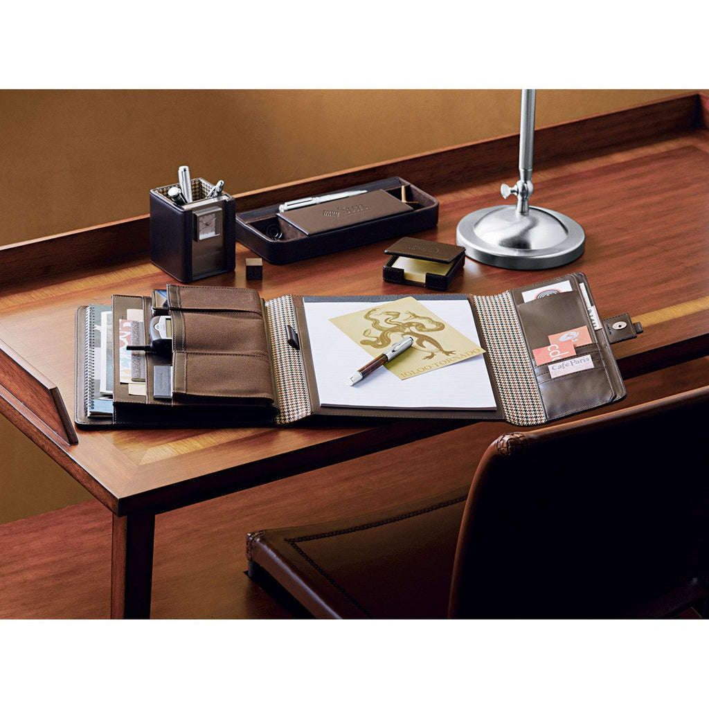 Cutter & Buck Truffle American Classic Tri-Fold Padfolio